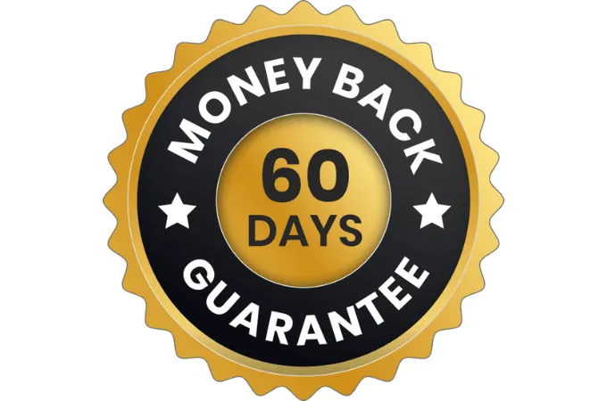 Fluxactive Complete 60 day money back guarantee seal